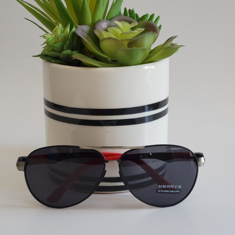 MERRYS DESIGN Mens HD Polarized UV400 Classic Aviator Sunglasses NEW